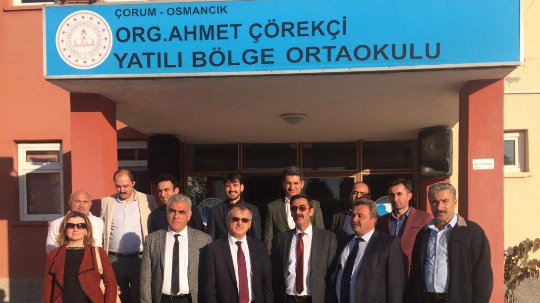 Yatılı Bölge Ortaokul müdürleri Osmancık' ta Buluştular