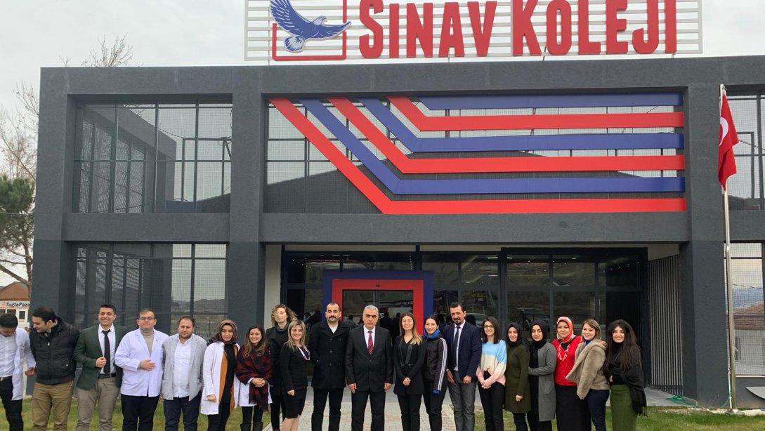 İlçe Milli Eğitim Müdürümüz İdris MAKİNECİ Osmancık Sınav Kolejini ziyaret etti.