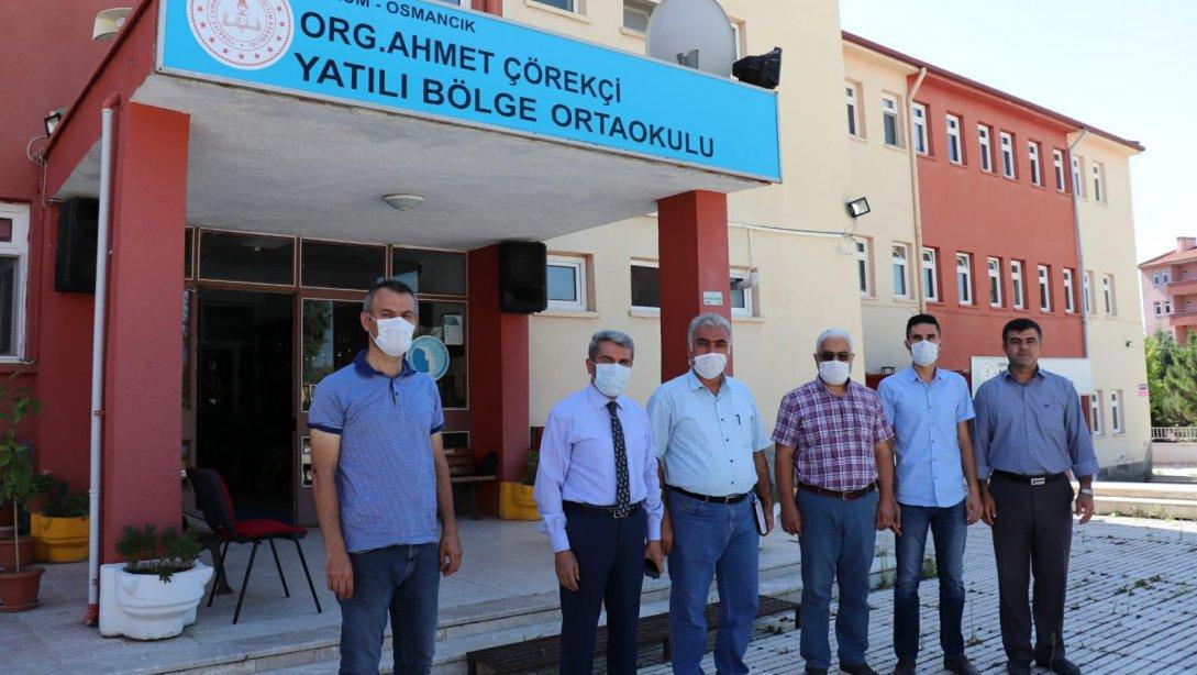 İl Milli Eğitim Müdürümüz Yakup Sarı, Osmancık'ta okullarımızda incelemelerde bulundu.