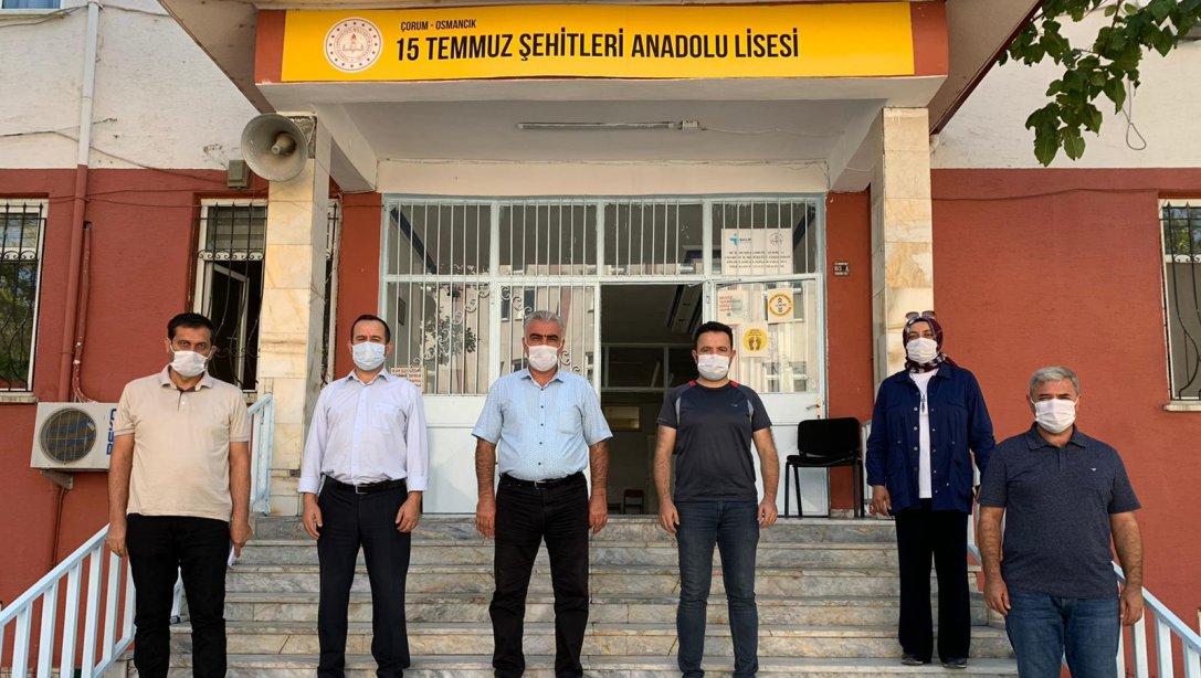 İlçe Milli Eğitim Müdürümüz İdris MAKİNECİ Tevfik İleri Kız Anadolu İmam Hatip Lisesi ve 15 Temmuz Şehitleri Anadolu Lisesi'ni ziyaret etti.