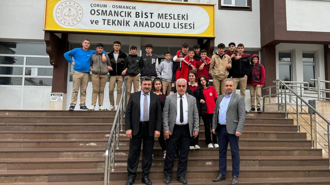 İlçe Milli Eğitim Müdürümüz İdris Makineci, BİST Mesleki ve Teknik Anadolu Lisesi'ni Ziyaret Etti.